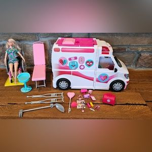Barbie Ambulance and wheelchair sets